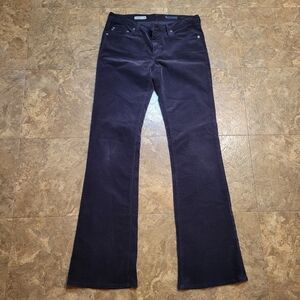 AG Jeans Angel Boot Cut Corduroy Pants Womens 30R *31x34* Brown Boho Hippie